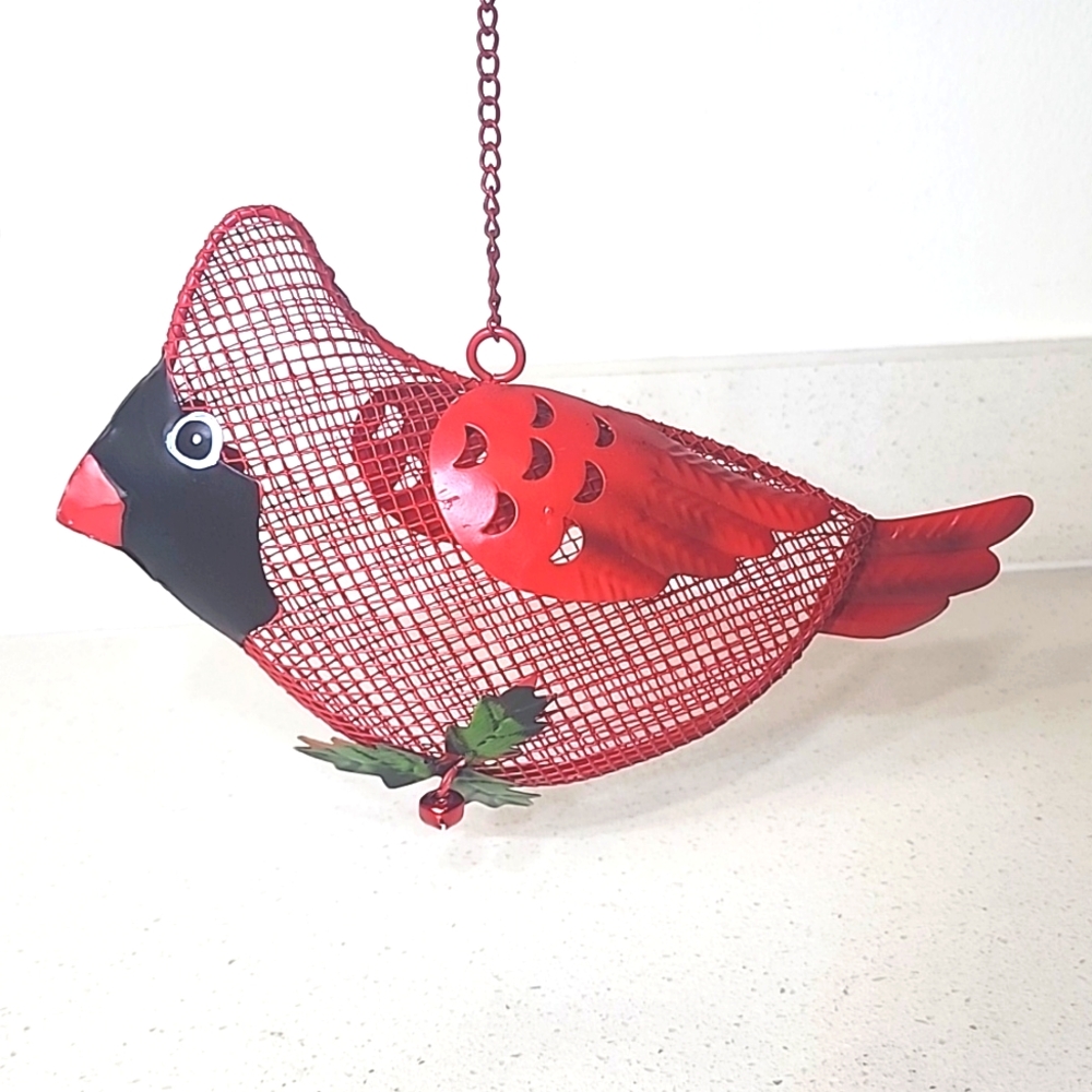 Bird Feeder Red Cardinal New